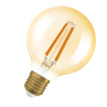 Osram Lamp - Vintage 1906 Led Classic Globe Dimmable 7 2w 824 Gold E27 - 1906LGL80D 7,2W